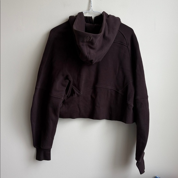 Lululemon Brown Half Zip Scuba - Picture 3 of 4